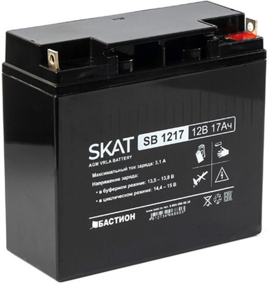 Аккумуляторная батарея Бастион SKAT SB 1217 n12757 - фото 101547