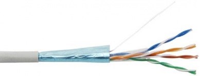 Кабель FTP 4PR 24AWG, CCA, CAT5e, PVC серый, PROconnect 17857 - фото 67530