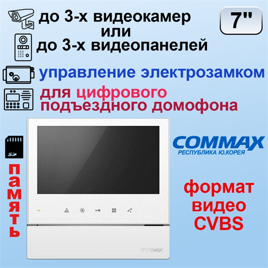 CDV-70HM2/XL Белый Commax 21484 - фото 68694