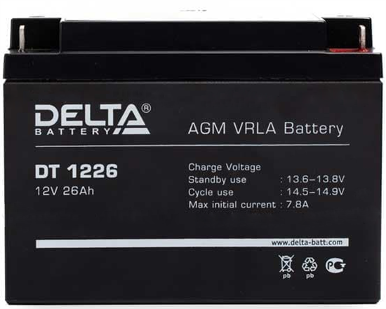 Аккумуляторная батарея Delta BT 1226 n12350 - фото 73538
