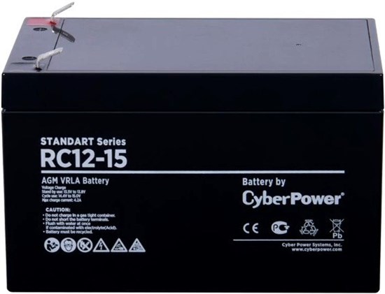 Аккумуляторная батарея CyberPower RC 12-15 n12317 - фото 73553