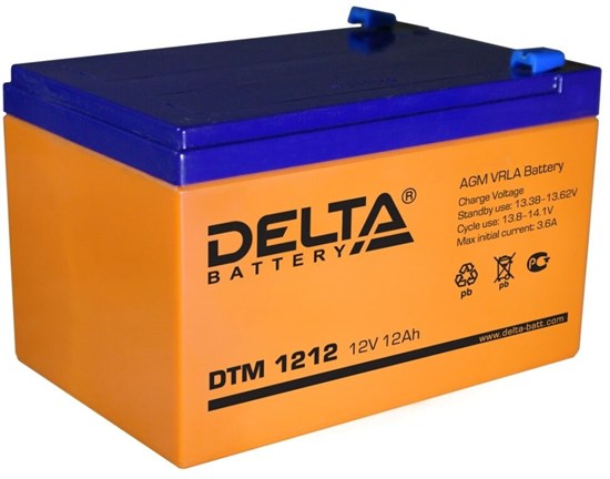 Аккумуляторная батарея Delta DTM1212 n12388 - фото 73580