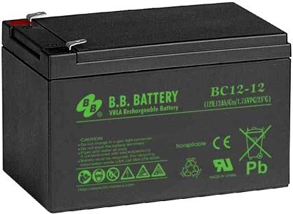 Аккумуляторная батарея B.B.Battery BC 12-12 n12246 - фото 73660