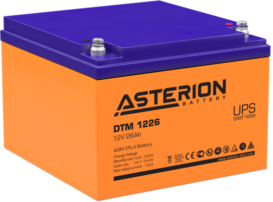 Аккумуляторная батарея Asterion DTM 1226 NC n12243 - фото 73733