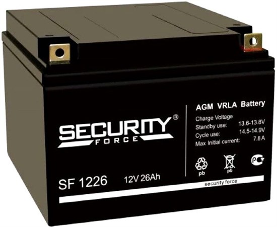 Аккумуляторная батарея Security Force SF 1226 n12689 - фото 73735