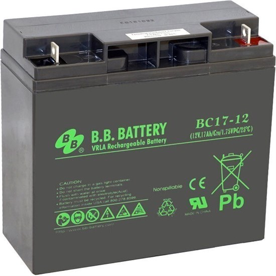 Аккумуляторная батарея B.B.Battery BC 17-12 n12247 - фото 73810