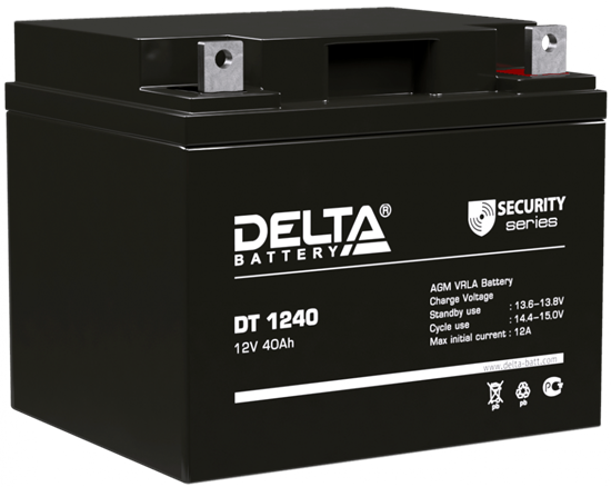 Аккумуляторная батарея Delta DT1240 n12368 - фото 74119