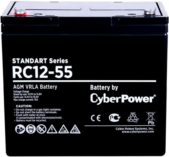 Аккумуляторная батарея CyberPower RC 12-55 n12329 - фото 74220