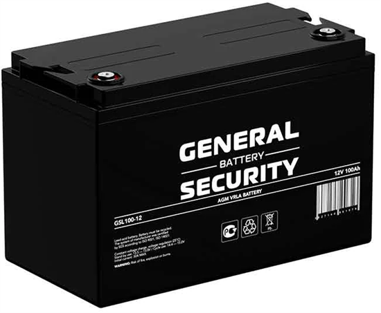 Аккумуляторная батарея General Security GSL100-12 n12546 - фото 74277