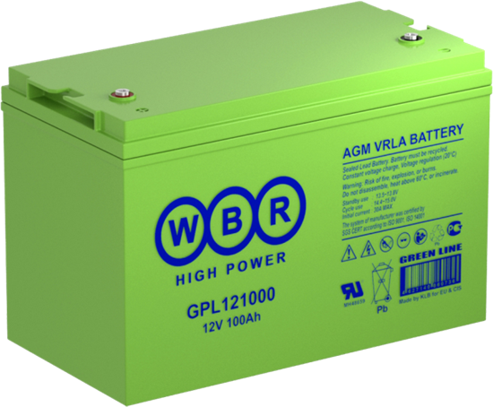 Аккумуляторная батарея WBR GPL121000 n12724 - фото 74296