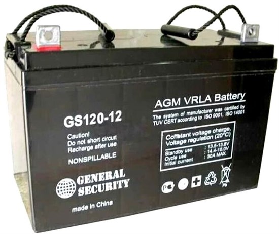Аккумуляторная батарея General Security GS120-12 n12531 - фото 74321