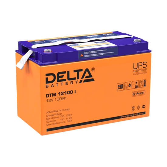 Аккумуляторная батарея Delta DTM 12100 I n12379 - фото 74406