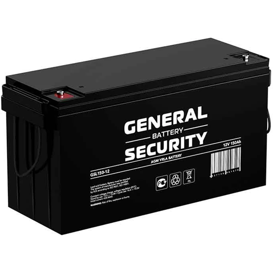 Аккумуляторная батарея General Security GSL150-12 n12548 - фото 74480