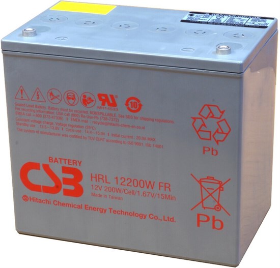 Аккумуляторная батарея CSB HRL12200W FR n12290 - фото 74514