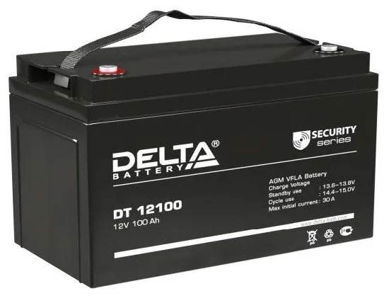 Аккумуляторная батарея Delta DT12100 n12364 - фото 74517