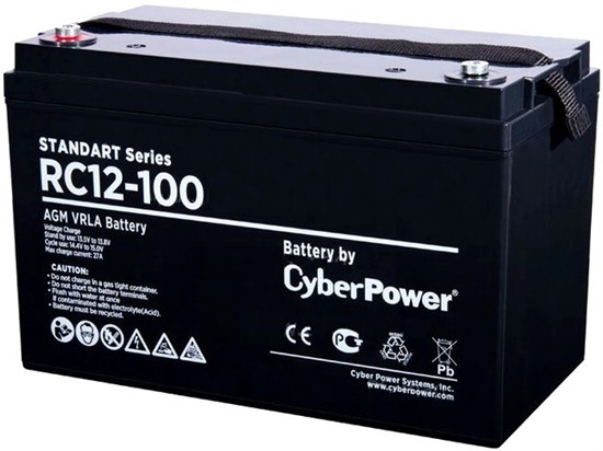 Аккумуляторная батарея CyberPower 12V100Ah n12302 - фото 74579
