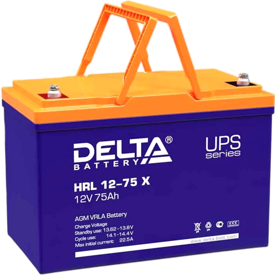 Аккумуляторная батарея Delta HRL 12-75 X n12426 - фото 74601