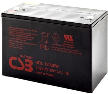 Аккумуляторная батарея CSB HRL12330W FR n12292 - фото 74650