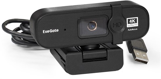 Веб-камера ExeGate Stream HD 4000 4K UHD T-Tripod F375135 - фото 75461