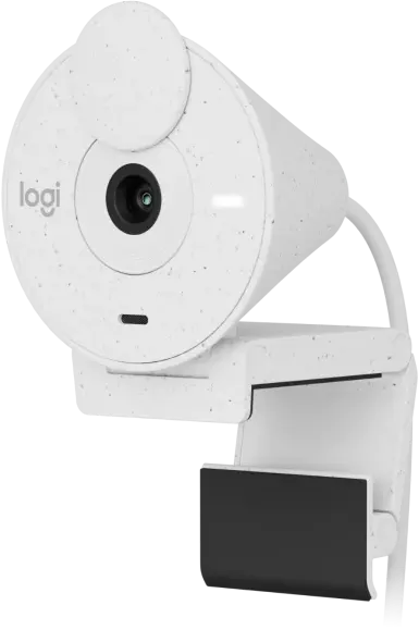 Веб-камера Logitech BRIO 300 Off-White (960-001442/1443) F9813 - фото 75485