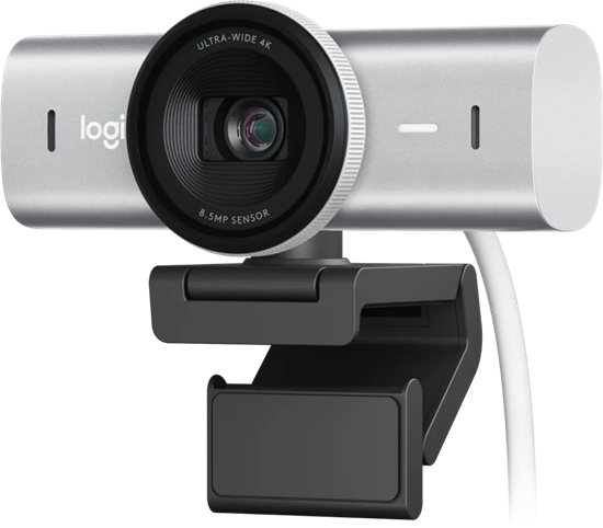 Веб-камера Logitech BRIO MX 4К Pale Grey (960-001554) F715963 - фото 75501