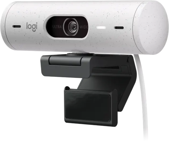 Веб-камера Logitech BRIO 500 Off-White (960-001428) F9776 - фото 75545