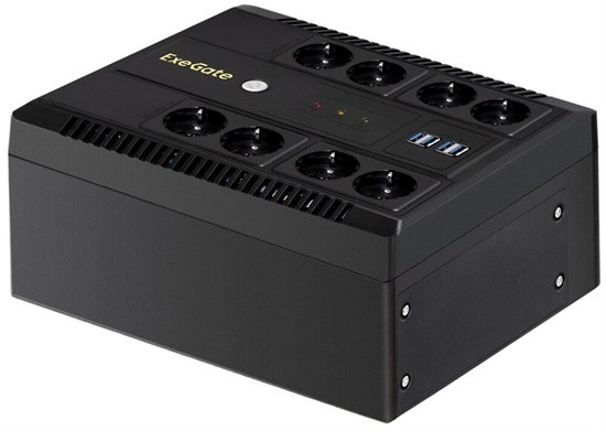 ИБП ExeGate NEO NNB-850.LED.AVR.8SH.CH F39642 - фото 76211