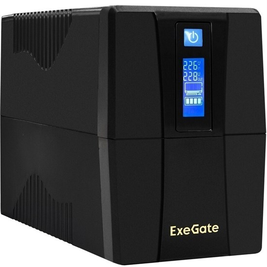ИБП ExeGate Power Smart ULB-1000.LCD.AVR.4C13 F457629 - фото 76292