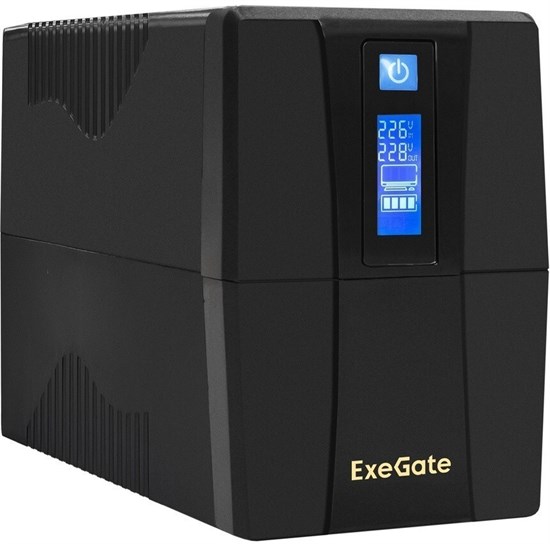 ИБП ExeGate Power Smart ULB-600.LCD.AVR.2SH.RJ.USB F156754 - фото 76300