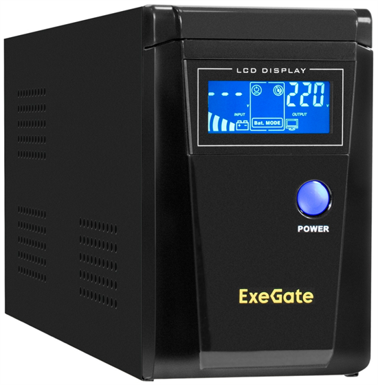 ИБП ExeGate SineTower SN-600.LCD.AVR.2SH F666926 - фото 76387