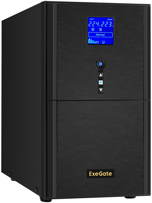ИБП ExeGate SineTower SZ-3000.LCD.AVR.3SH.1C13.RJ.USB F665345 - фото 76401