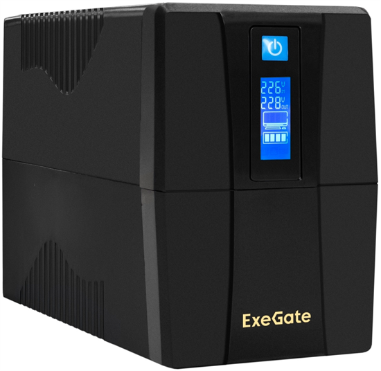 ИБП ExeGate SpecialPro Smart LLB-1000.LCD.AVR.2SH.RJ.USB F666388 - фото 76425