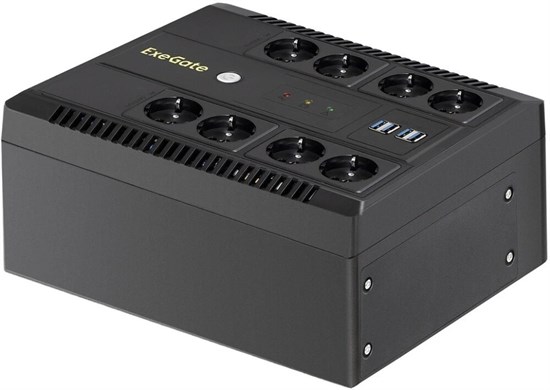ИБП ExeGate NEO NNB-1000.LED.AVR.8SH.CH F477008 - фото 77001