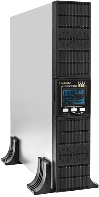 ИБП ExeGate PowerExpert ULS-2000.LCD.AVR.6C13.USB.RS232.SNMP.BC.2U (C13, USB) F722183 - фото 77056