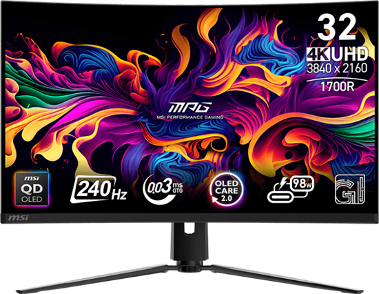 Монитор MSI 32  MPG 321CURX QD-OLED F722852 - фото 85370