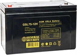 Аккумуляторная батарея General Security GSL75-12H n12565