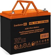 Аккумуляторная батарея ExeGate HRL 12-80 n12519