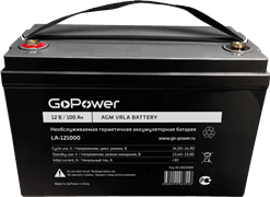 Аккумуляторная батарея GoPower LA-121000 n12570