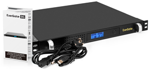 ИБП ExeGate 1U ServerRM UNL-1200.LCD.AVR.8C13.RJ.USB.1U F723463