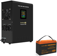 ИБП + батарея ExeGate FineSine SX-1000.LCD.AVR.2SH + HRL 12-100 (100Ач) F671911