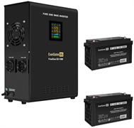 ИБП + батарея ExeGate FineSine SX-1500.LCD.AVR.2SH + 2x DT 12120 (120Ач) F666950