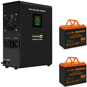 ИБП + батарея ExeGate FineSine SX-1500.LCD.AVR.2SH + 2x HRL 12-75 (75Ач) F667537