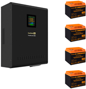 ИБП + батарея ExeGate FineSine SX-3000.LCD.AVR.2SH.T + 4x HRL 12-45 (45Ач) F671974