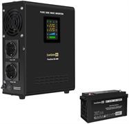 ИБП + батарея ExeGate FineSine SX-500.LCD.AVR.2SH + DT 12120 (120Ач) F666943
