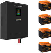 ИБП + батарея ExeGate FineSine SX-5000.LCD.AVR.2SH.T + 4x HRL 12-45 (45Ач) F671978