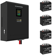ИБП + батарея ExeGate FineSine SX-7000.LCD.AVR.2SH.T + 4x DT 1233 (33Ач) F666959
