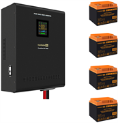 ИБП + батарея ExeGate FineSine SX-7000.LCD.AVR.2SH.T + 4x HRL 12-45 (45Ач) F671984