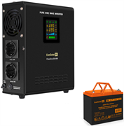 ИБП + батарея ExeGate FineSine SX-800.LCD.AVR.2SH + HRL 12-75 (75Ач) F667535