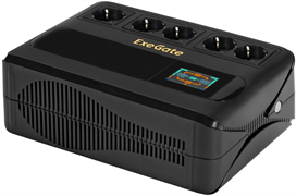 ИБП + батарея ExeGate NEO Smart BU-1000.LCD.AVR.5SH F666771