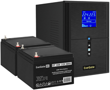 ИБП + батарея ExeGate SineTower SZ-2000.LCD.AVR.3SH.1C13.USB + 2x DT 1226 (26Ач) F665948